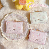 พร้อมส่งกระเป๋าใส่เหรียญ Sanrio ญี่ปุ่นกระเป๋าใส่บัตรสุนัขพุดดิ้งเมโลดี้กระเป๋าหนังลายการ์ตูนน่ารัก