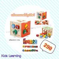 0?Kids learning?  ของเล่นไม้บล็อคหยอดลายสัตว์