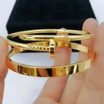 18k Yellow Gold Nail Bracelet Size 20cm – Paul Duggan Fine Watches