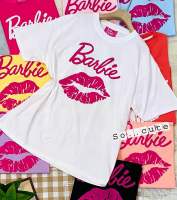 พร้อมส่ง ? เสื้อยืดโอเวอร์ไซส์ ลายบาร์บี้kiss