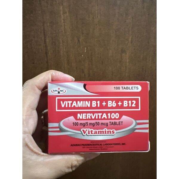 VITAMIN B COMPLEX NERVITA NERVGEN 100 TABLETS | Lazada PH