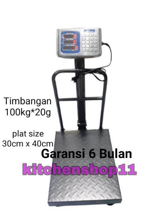 Timbangan digital duduk DAIJIN 100 kg * 20gr pagar / timbangan daijin ...