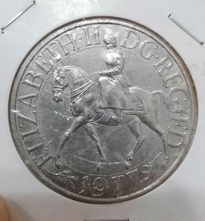 1977 United Kingdom Silver Jubilee Crown coin | Lazada