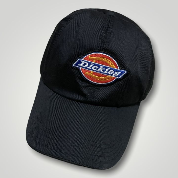 หมวกแก๊ปปักลาย-หมวก-dickies-สีดำ-ด้านหลังเป็นปรับขนาดได้