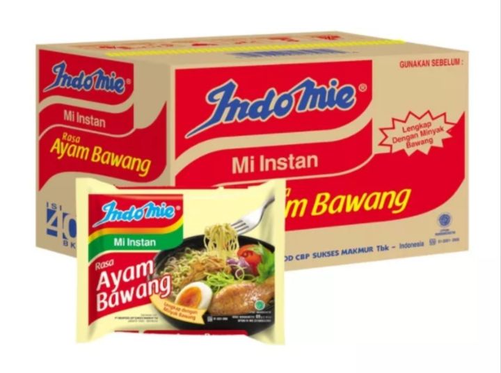 Indomie Rasa Ayam Bawang 75gr 1 Dus Isi 40 Bungkus Lazada Indonesia