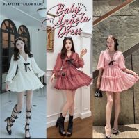 FLAT2112 FF0426 : BABY ANGELS DRESS (Tailor Made Edition) เดรสชีฟอง