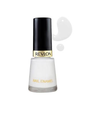 Revlon Core Nail Enamel White On White 050 สีทาเล็บเรฟลอนสีขาว 050