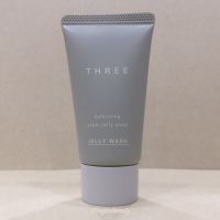 THREE Balancing Stem Jelly Wash 22g.(ขนาดทดลอง) เจลล้างหน้าเนื้อสัมผัสเจลลี่แบบใหม่