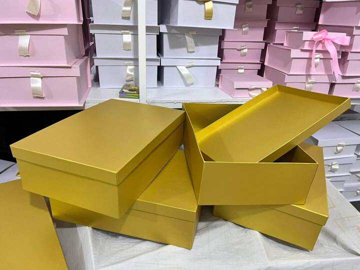 Gold Hard Box/ Giftbox/ Surprise Box/ | Lazada PH