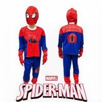 ชุดแฟนซีสไปเดอร์แมน Spiderman Full Uniform original มีหน้ากาก และถุงมือ  ไซส์ S M L XL XXL (4-8 ปี)