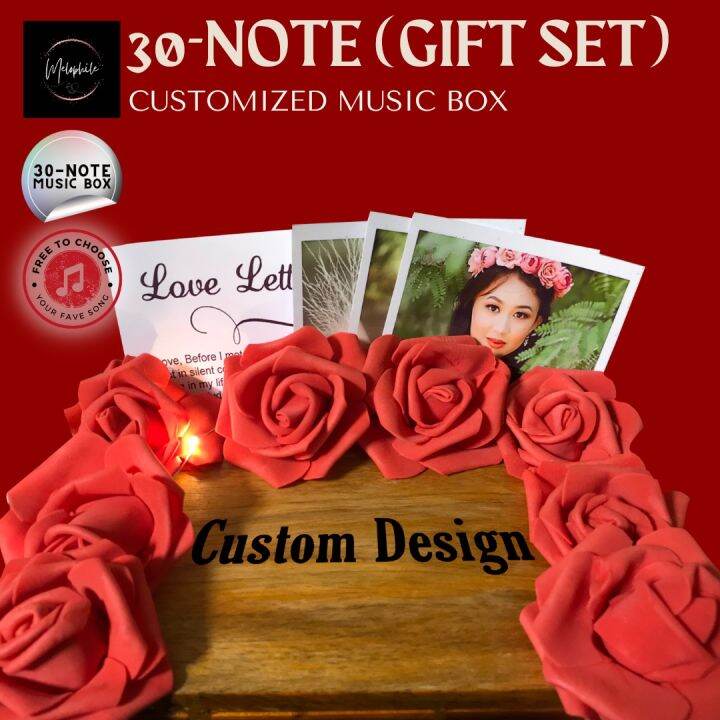 Custom Song Music Box Note Gift Set Lazada Ph