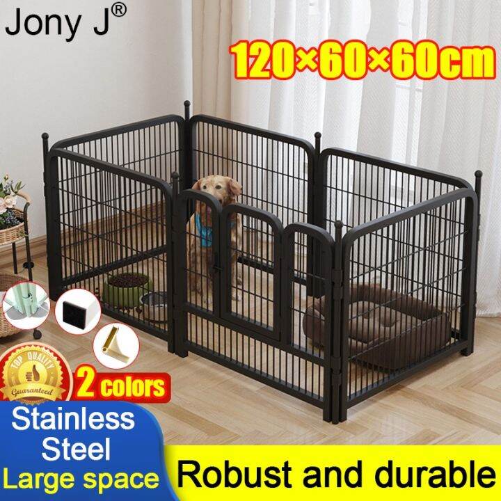 🐕PETPEN Dog cage 120x60x60cm Dog fence Sturdy biteresistant Antirust