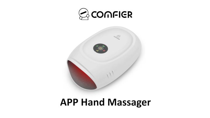 COMFIER Back Massager with Heat, App Control Vibration Massage