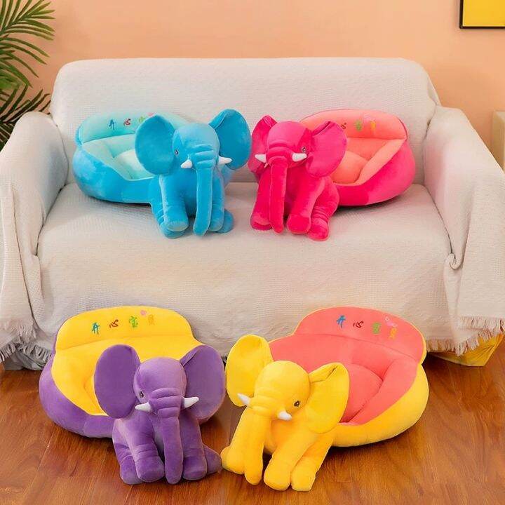 Plush toy Elephant plush children's sofa seat 45*75cm F106 Lazada PH
