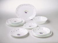 Corelle Plum Set 16 pcs / จานชุดคลอเรล ลายพลัม จำนวน 16 ชิ้น