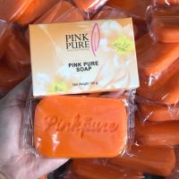 สบู่พิงค์เพียว PINK PURE SOAP ของแท้100%((สินค้าไม่มีกล่องเนื่องจากกล่องเปียกน้ำ ขอคนรับได้))สบู่พิงค์เพียว PINK PURE SOAP ของแท้100%