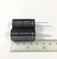 5ชิ้น Capacitor 4700UF 35V 85’c size 18x35 mm. ยี่ห้อAshi คาปาซิเตอร์ ตัวเก็บประจุ Capacitor ใหม่แท้ คุณภาพเต็ม100% อะไหล่อิเล็กทรอนิกส์