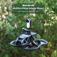 Sunnylife Sports Camera Holder Drone Light Bracket Lamp for DJI Avata for ACTION 2/ Insta360 GO 2/1 / Gopro Camera