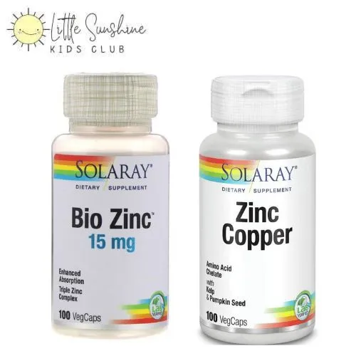 ONHAND! Solaray, Bio Zinc, Zinc Copper 100 VegCaps Lazada PH