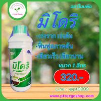 มิโดริ Mindoro(ฮอร์โมนบำรุงพืช) ขนาด 1ลิตร เร่งกระตุ้นในการเกิดรากใหม่ ทำให้รากแข็งแรงสามารถดูดซึมอาหารได้ดี