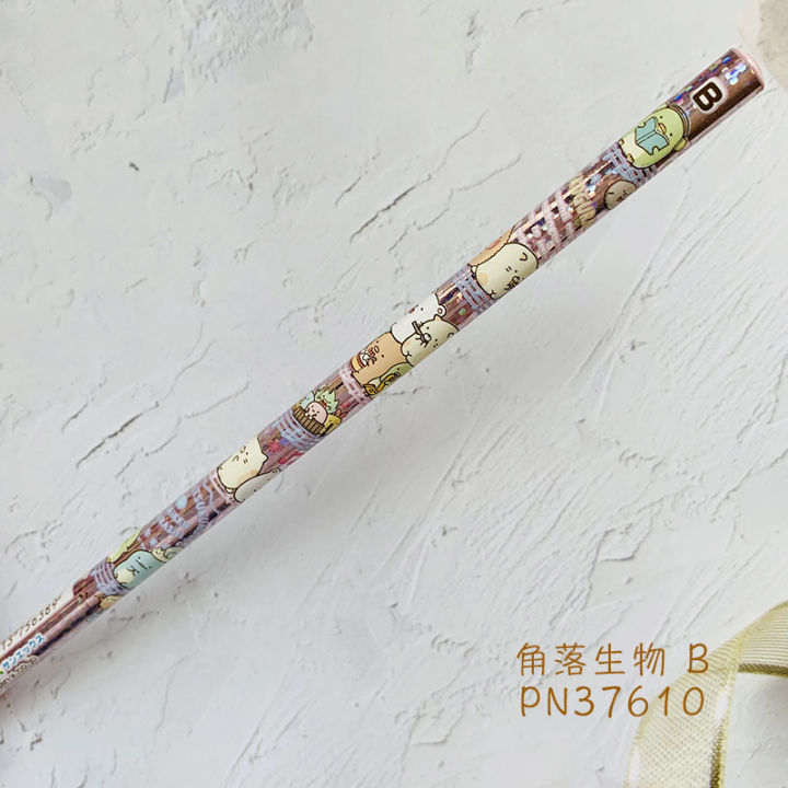 ดินสอไม้สำหรับนักเรียน-san-x-ญี่ปุ่นมุมลายน่ารักรูปหมีน้อยชีวภาพ-hb-b-2b-มีให้เลือกหลายแบบ