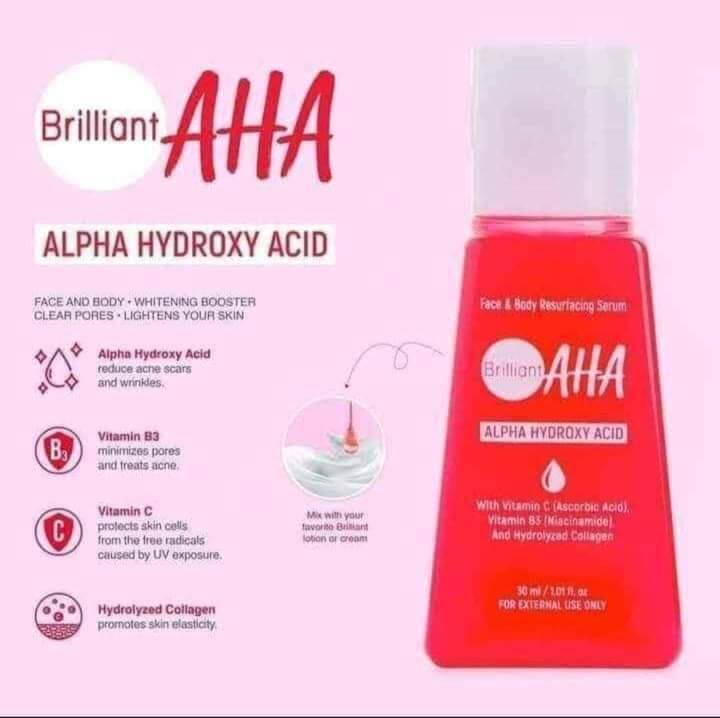 Brilliant AHA ( ALPHA HYDROXY ACID ) Lazada PH