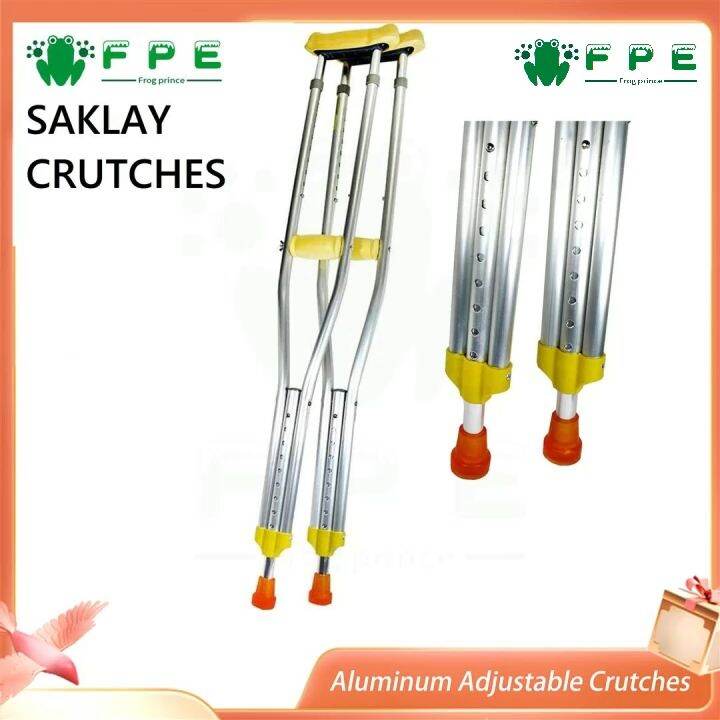 【Fast delivery】Aluminum Adjustable Crutches Mobility Aid Injury