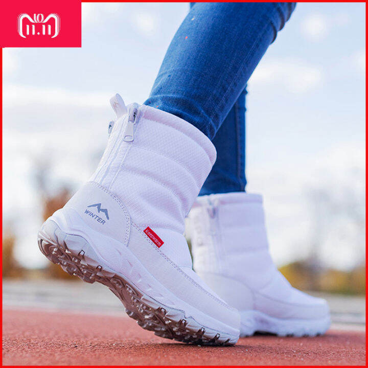 SUPERLI Women Winter Boots Plush Women's Short Boots Woman Snow Boots