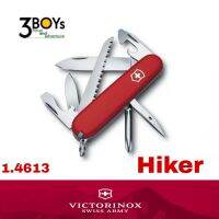 Victorinox รุ่น Hiker มีดพกจากสวิส 13 ฟังก์ชั่น (1.4613) มีเลื่อยไม้และไขควงปากแฉกของแท้100%