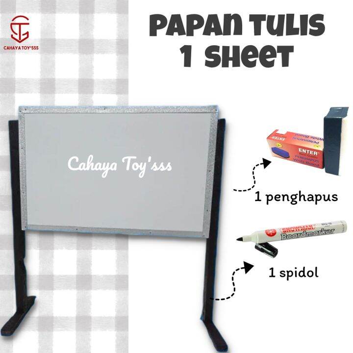 Papan Tulis Whiteboard Standing | Lazada Indonesia