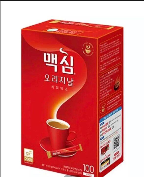 Maxim Original Korean Coffee Mix 100 sticks | Lazada PH