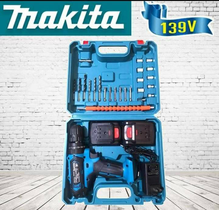 สินค้าใหม่-gt-ชุดกระเป๋า-สว่านไร้สาย-สว่านแบต-makita-139v-3-ระบบ-10mm-ทนทานใช้ได้นานสินค้าเกรดa