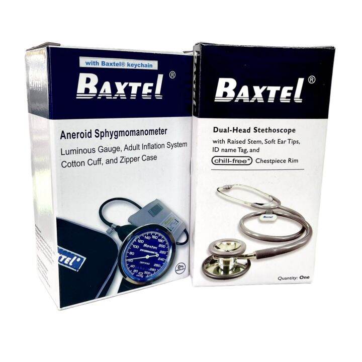 BP Apparatus Set Adult (Steth&Aneroid) BAXTEL Lazada PH