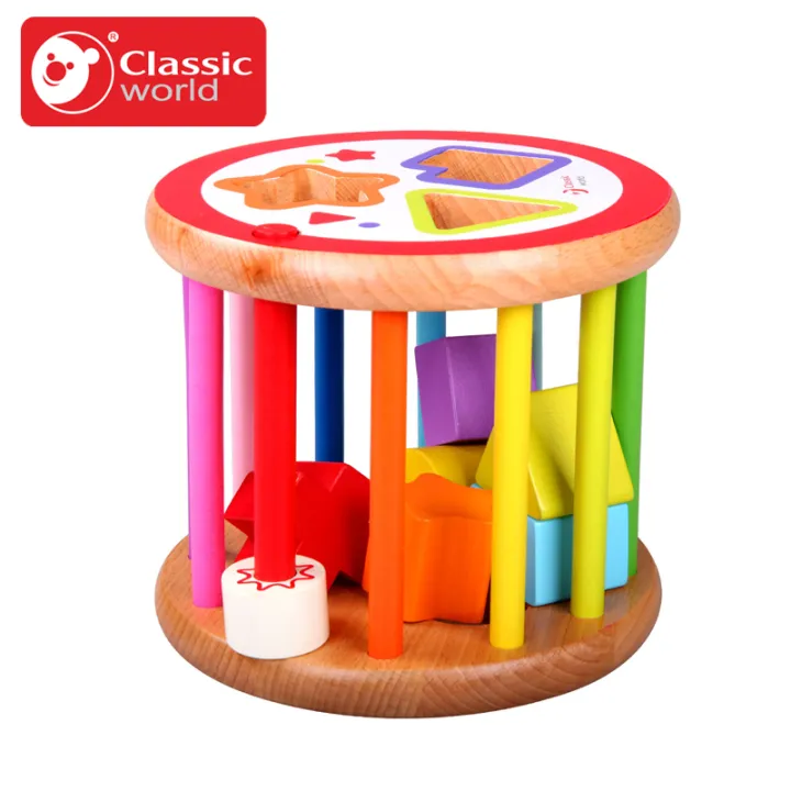 German Comesai Intelligence Cage Young CHILDREN'S Early Education Educational Wooden Toy Color