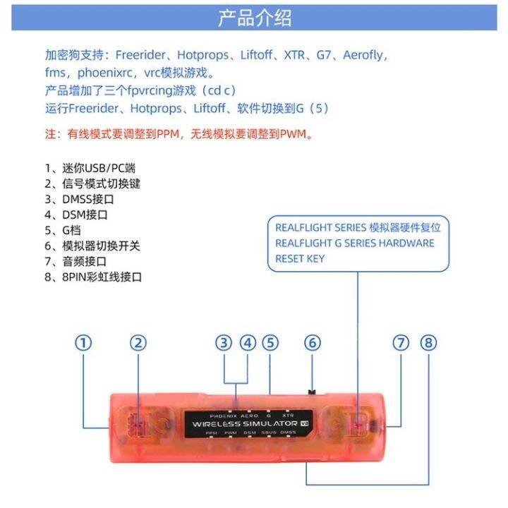 wireless-simulator-v-2-ชุดฝึกเครื่องบินบังคับ-วิทยุแบบไร้สาย-อะไหล่อุปกรณ์เสริมเฮลิคอปเตอร์บังคับวิทยุ