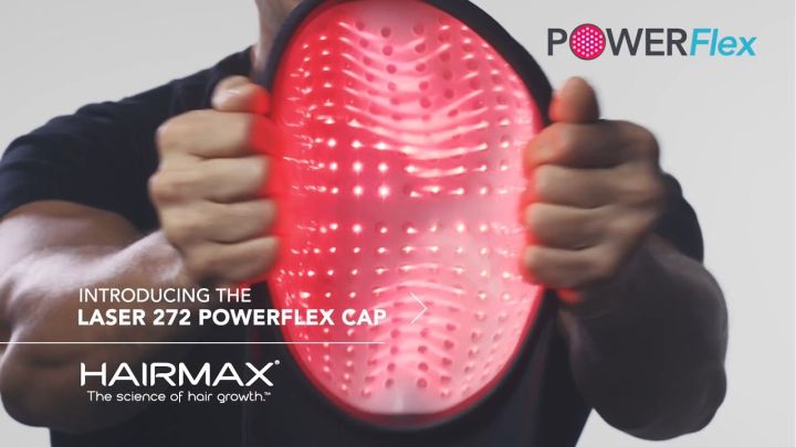 hairmax-powerflex-หมวกใบโปรด-272-หัวเลเซอร์พร้อมแบตเตอรี่พกพา