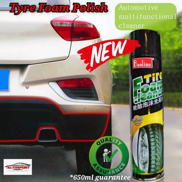 Wax Tayar Kereta Pengilat Tayar Extra Shine Tyre Kilat Bersih Foam