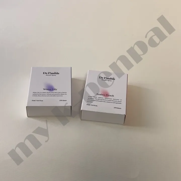 [Dr.Pauhls] Breath Spray 17ml (Peach / Lily) / Shipped From Korea