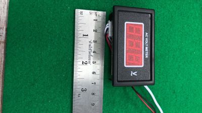 โวลต์มิเตอร์ไฟ AC0-500v สายไฟ4เส้น(สีแดง)