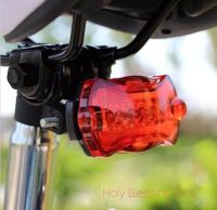 ไฟจักรยาน ไฟท้ายรถจักรยาน แสงไฟ LED Bicycle warning light ไฟท้าย LED กันน้ำ แบบใส่ถ่าน ? ถูกดี ?