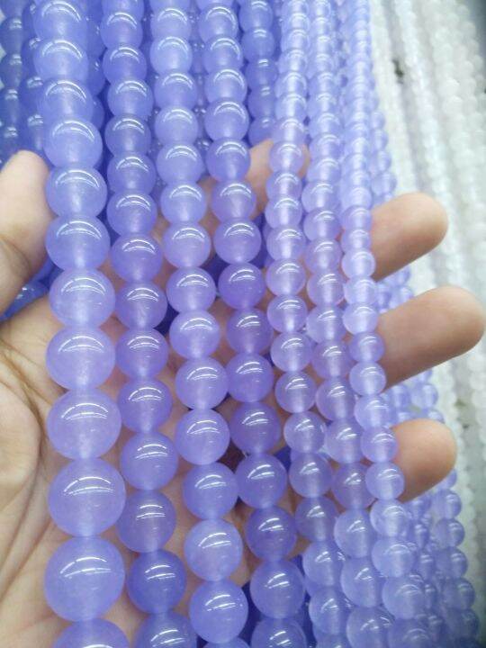 light purple stone semi precious stone for making birthstone piyao bracelet charm Lazada PH