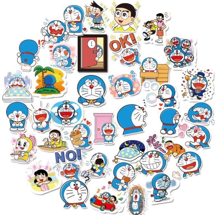สติ๊กเกอร์ Doraemon 28 Sticker Doraemon โดราเอมอน 40 ชิ้น สติ๊กเกอร์40ชิ้น  รูปโดเรม่อน โดเรมอน โดเน โดเรมี โด เร รา เอ มอน ม่อน โนบิตะ ชิสุกะ ฟูจิโอะ  แมว ชิซุก โดเรมี่ Doremon Doramon | Lazada.Co.Th