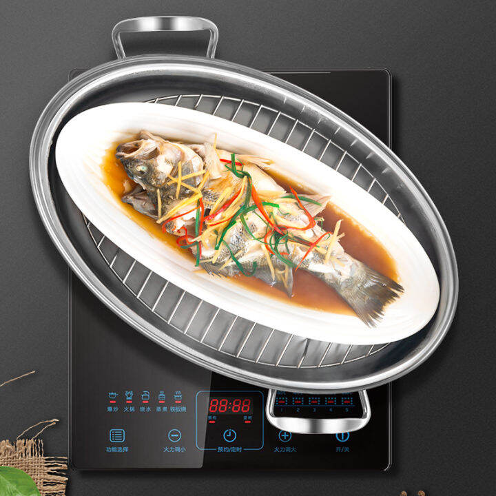 Fish Steamer Special Pot Long Fish Steamer Household Induction Cooker