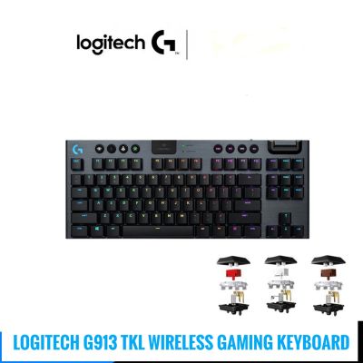 Logitech G913 TKL Wireless Gaming Keyboard RGB MECHANICAL (EN/TH) ( คีย์บอร์ดเกมมิ่งไร้สาย เชิงกลโครงต่ำ )