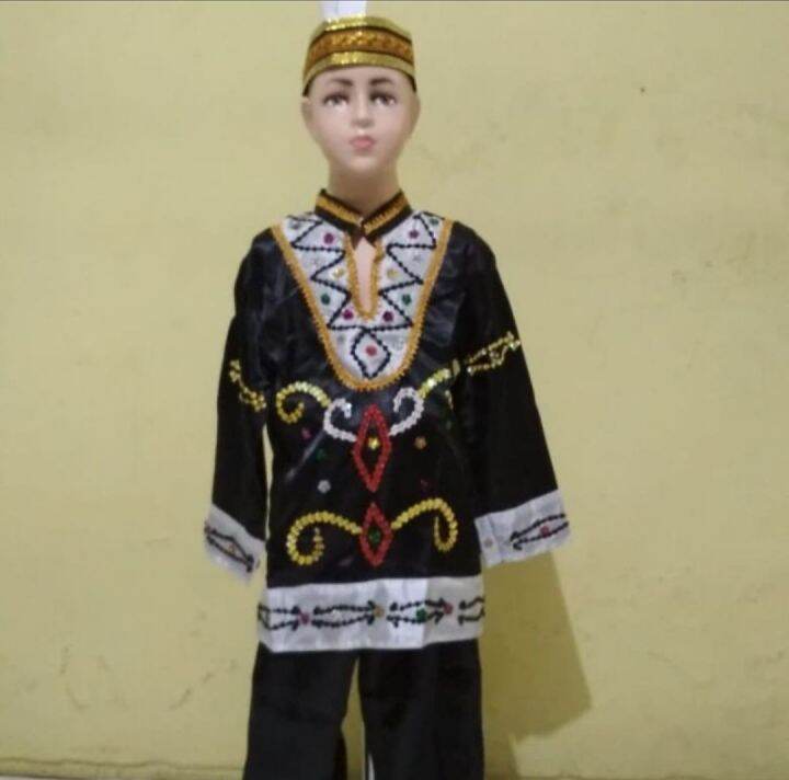 baju adat kalimantan tengah exclusive ( COWOK) | Lazada Indonesia