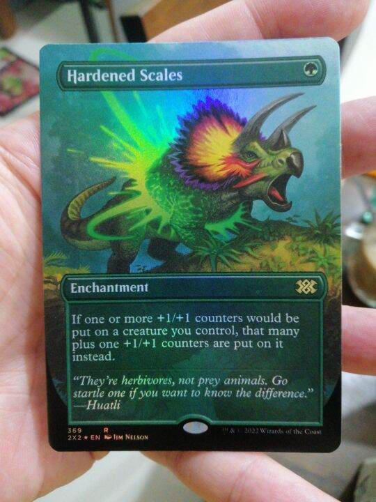 1 EA FOIL Hardened Scales 2X2 MTG card magic the gathering CCG Lazada PH