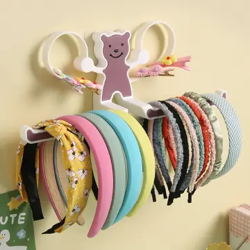 Hair Bows Organizer Wall Hanging Large Capacity Headband Holder Hair Clip  Storage Hanger Space Saving Accessory For Girl Room