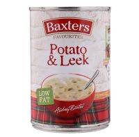 แบกซ์เตอร์ ซุปมันฝรั่งผสมต้นกระเทียม  Baxters Potato &amp; Leek Soup 400g