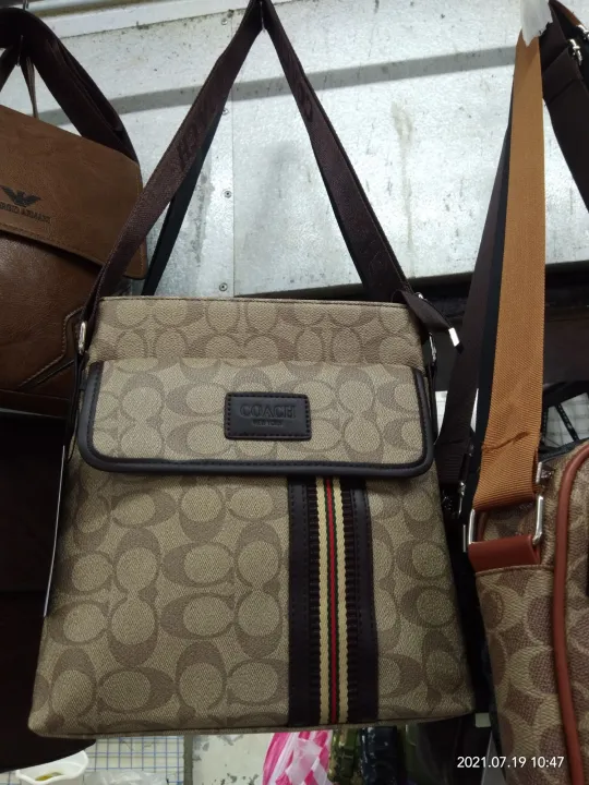 SLING BAG LEATHER SHOULDER BAG FORMAL AND CASUAL BAG FOR MEN AND WOMEN