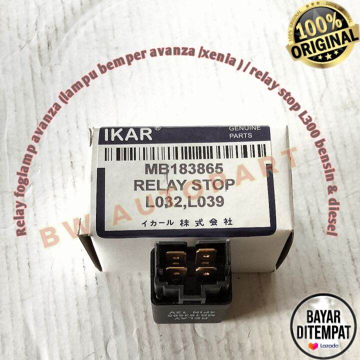 relay lampu bemper avanza/relay lampu foglamp xenia foglamp isuzu